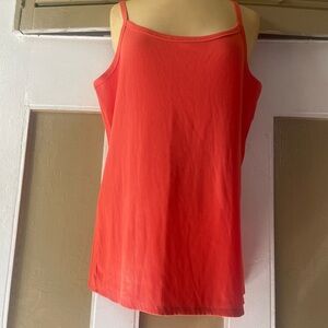 No Boundaries Orange Fitted Camisole Top